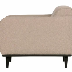 Fauteuil Statement met armleuning Bouclé - Beige - Loft24.nl