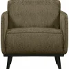 Fauteuil Statement met Armleuning Structure Velvet - Bonsai - Loft24.nl
