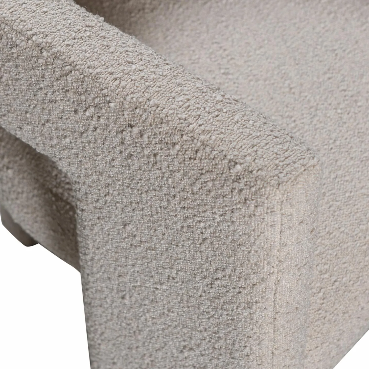 Fauteuil Tiwa Bouclé - Beige - Loft24.nl