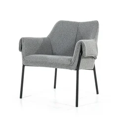 Fauteuil Tony Bouclé - Grijs (showroom model) - Loft24.nl