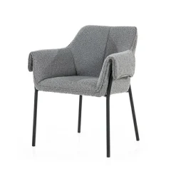 Fauteuil Tony Bouclé - Grijs (showroom model) - Loft24.nl