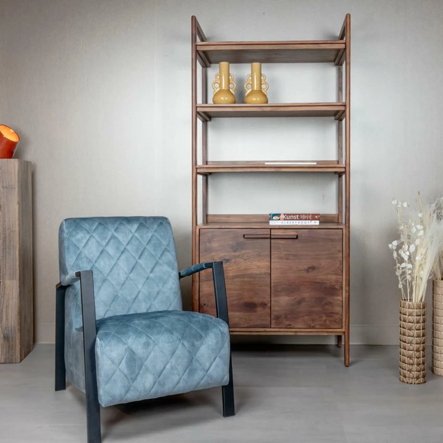 Fauteuil Villa Velvet - Blauw - Loft24.nl