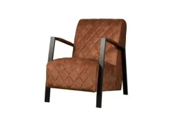 Fauteuil Villa Velvet - Koper - Loft24.nl