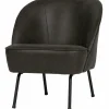 Fauteuil Vogue Leer - Zwart - Loft24.nl