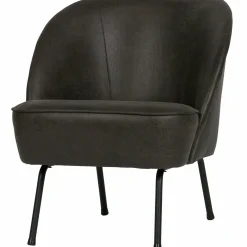 Fauteuil Vogue Leer - Zwart - Loft24.nl