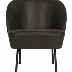 Fauteuil Vogue Leer - Zwart - Loft24.nl