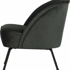 Fauteuil Vogue Velvet Fluweeel - Zwart - Loft24.nl