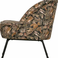 Fauteuil Vogue Velvet Fluweeel - Bouquet Zwart - Loft24.nl