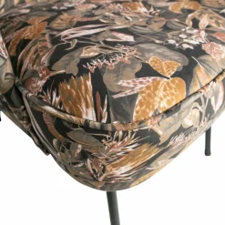 Fauteuil Vogue Velvet Fluweeel - Bouquet Zwart - Loft24.nl