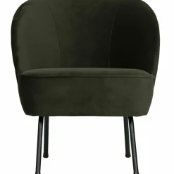 Fauteuil Vogue Velvet Fluweeel - Donker Groen - Loft24.nl