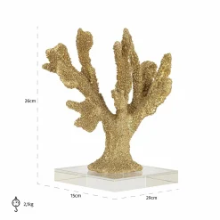 Faux Koraal Mette kleur Goud - Loft24.nl