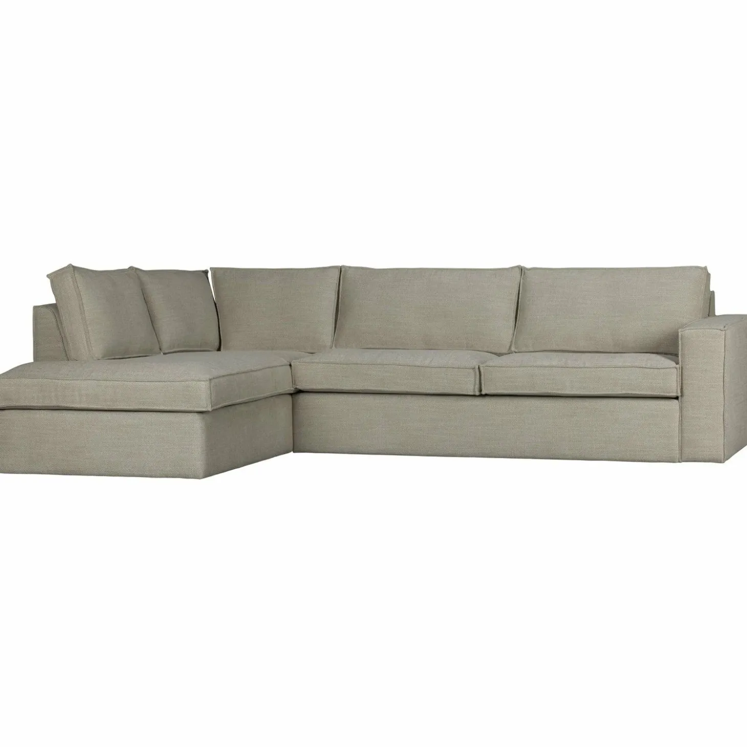 Freddie hoekbank links naturel - Loft24.nl