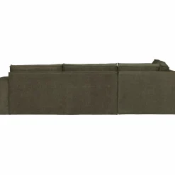 Freddie hoekbank links warm groen - Loft24.nl