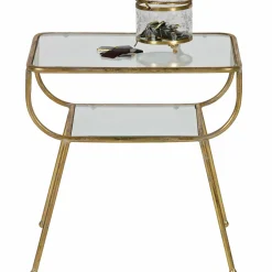 Glazen Bijzettafel Amazing -Antique Brass - Loft24.nl