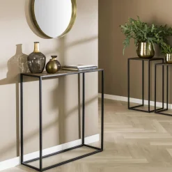 Haltafel Iron Metallic Antiek Brons 75cm - Loft24.nl