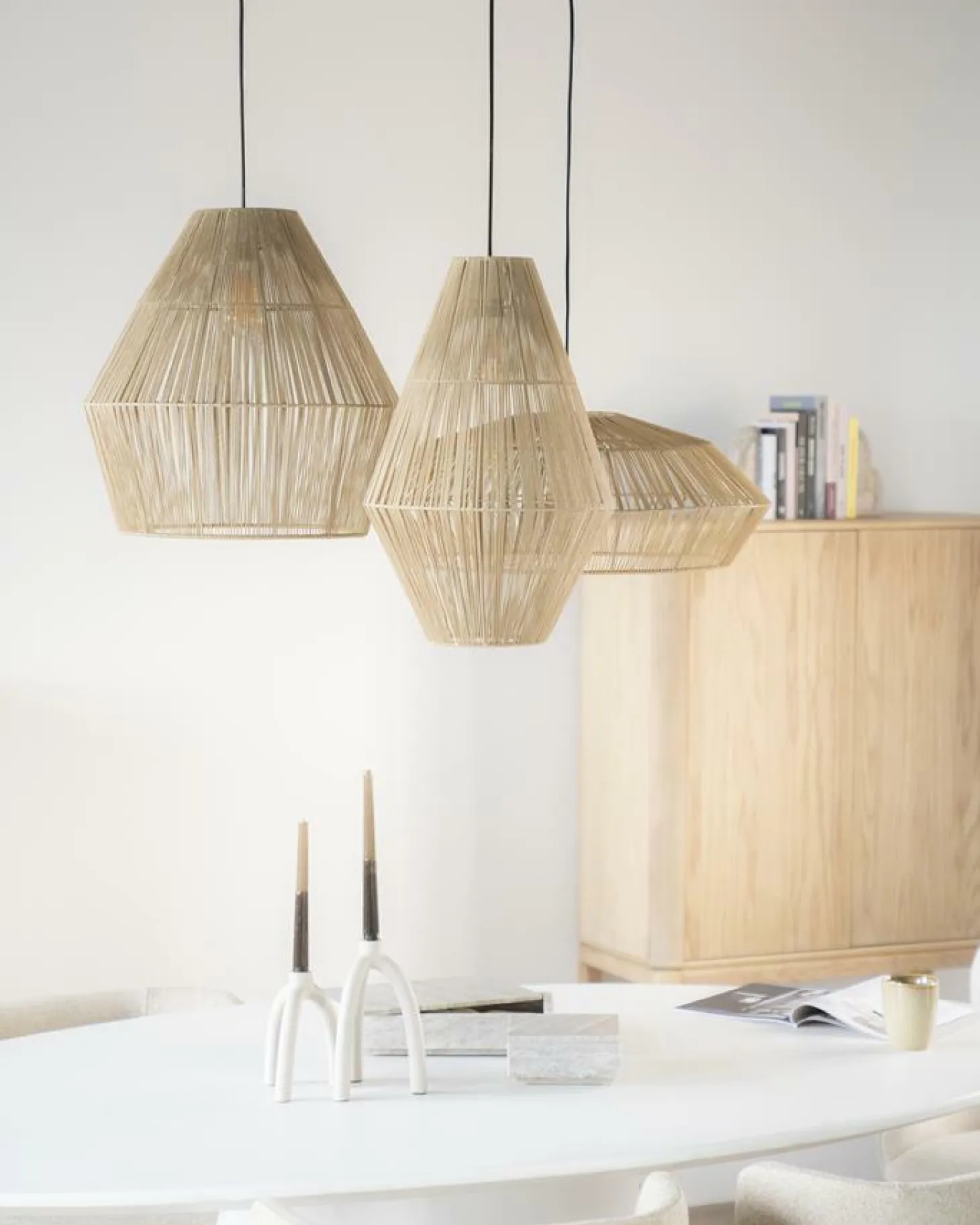 Hanglamp Aya 1 Ø60 - Naturel - Loft24.nl