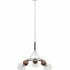 Hanglamp Babble Walnoothout - Loft24.nl