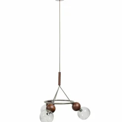 Hanglamp Babble Walnoothout - Loft24.nl