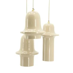 Hanglamp Bellure Set van 3 stuks - Beige - Loft24.nl