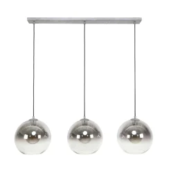 Hanglamp Bubble Shaded met 3 smoked glas bollen - Loft24.nl