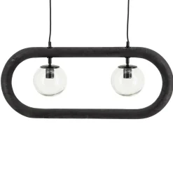 Hanglamp Eris 2 lampen - Zwart - Loft24.nl