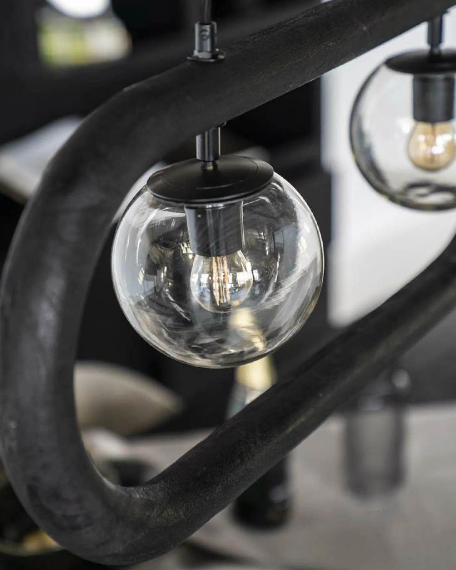 Hanglamp Eris 2 lampen - Zwart - Loft24.nl