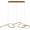 Hanglamp Flyn LED 125cm kleur Brushed Gold - Loft24.nl