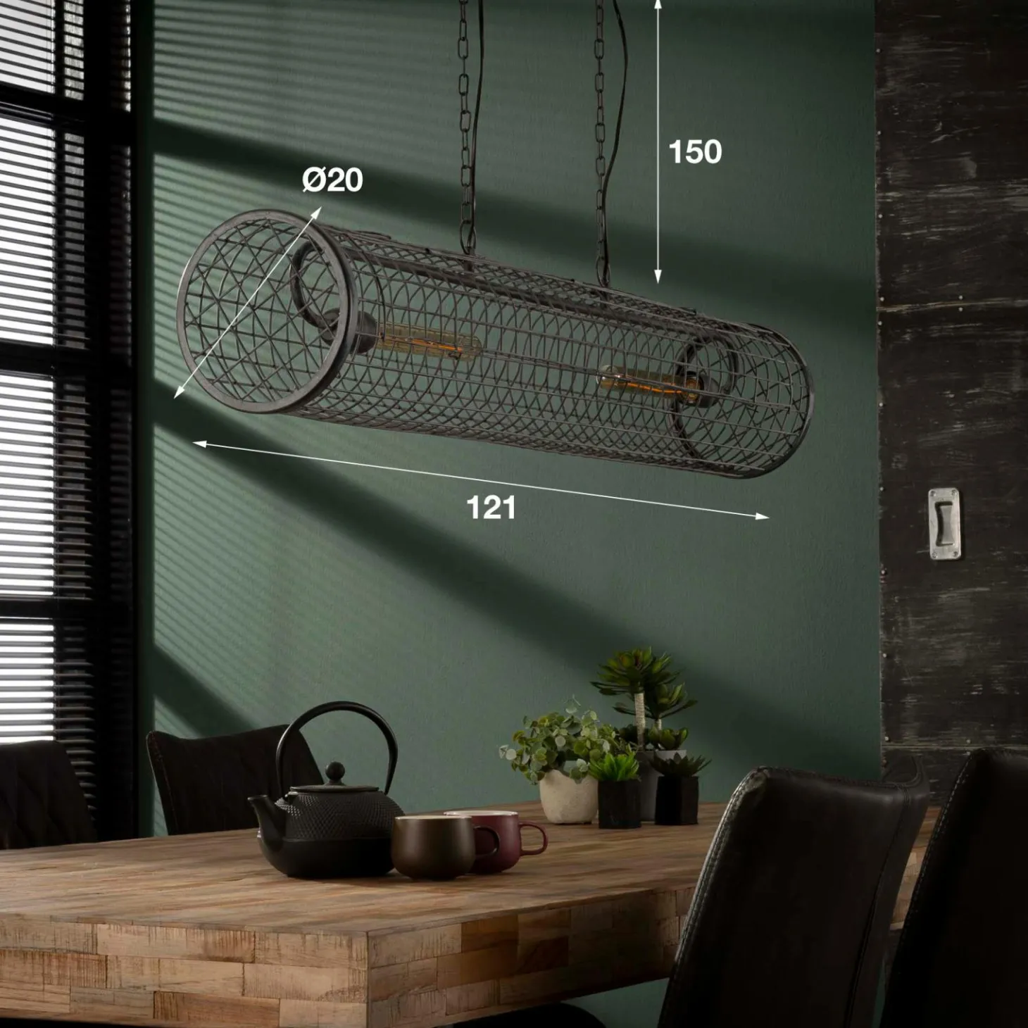 Hanglamp Gaas - 2 lampen - Loft24.nl