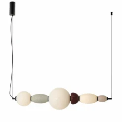 Hanglamp Garca Horizontaal - Keramiek en glas - Loft24.nl