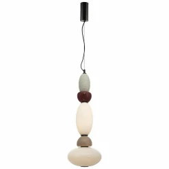 Hanglamp Garca Verticaal - Keramiek en glas - Loft24.nl