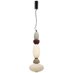 Hanglamp Garca Verticaal - Keramiek en glas - Loft24.nl