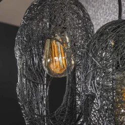 Hanglamp Hannah-Getrapt 5 Lampen - Loft24.nl