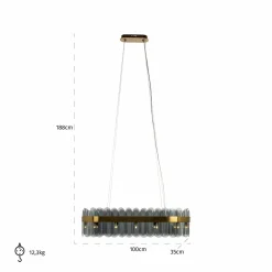 Hanglamp Julio kleur Brushed Gold - Loft24.nl