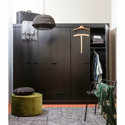 Hanglamp Kace - Jute zwart - Loft24.nl