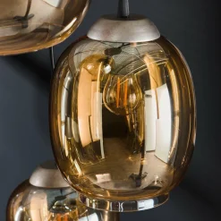 Hanglamp 5L Mix Getrapt - Chromed - Loft24.nl