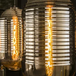 Hanglamp 3L tub chromed glass - Loft24.nl