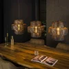 Hanglamp Latern Burned finish 3-lamps - Loft24.nl