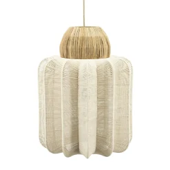 Hanglamp Reb - Zeegras en katoen - Loft24.nl