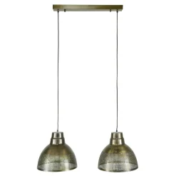 Hanglamp Screen Antiek Brons - 2 lampen - Loft24.nl