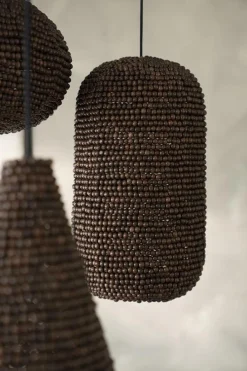Hanglamp Shanga Houten kralen 24cm - Loft24.nl