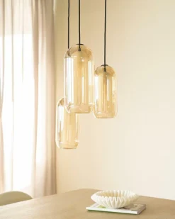 Hanglamp Shona Glas - 3 Lampen - Loft24.nl