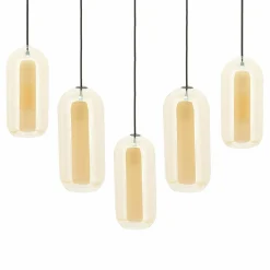Hanglamp Shona Glas - 5 Lampen - Loft24.nl