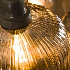 Hanglamp Stripe met 7 lampen - Smoke Glas - Loft24.nl