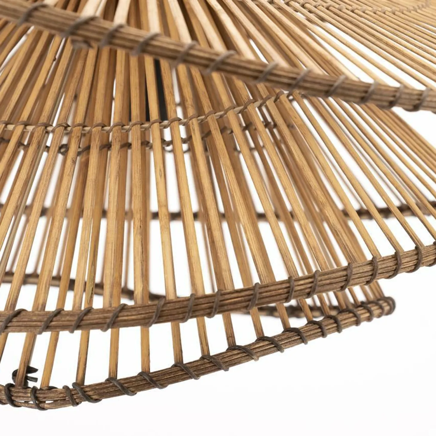 Hanglamp Yarin Rattan en bamboe 65cm - Loft24.nl