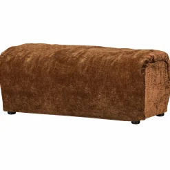 Hocker Baggy 3D Chenille MiddenBruin - Loft24.nl