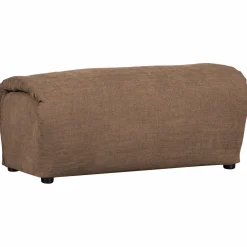 Hocker Baggy Geweven Chenille Bruin - Loft24.nl