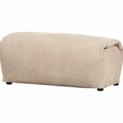 Hocker Baggy Geweven Chenille Zand - Loft24.nl