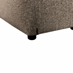 Hocker Baggy Geweven Stof Grijs - Loft24.nl