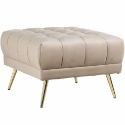 Hocker Huxley Velvet - Khaki - Loft24.nl