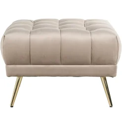 Hocker Huxley Velvet - Khaki - Loft24.nl